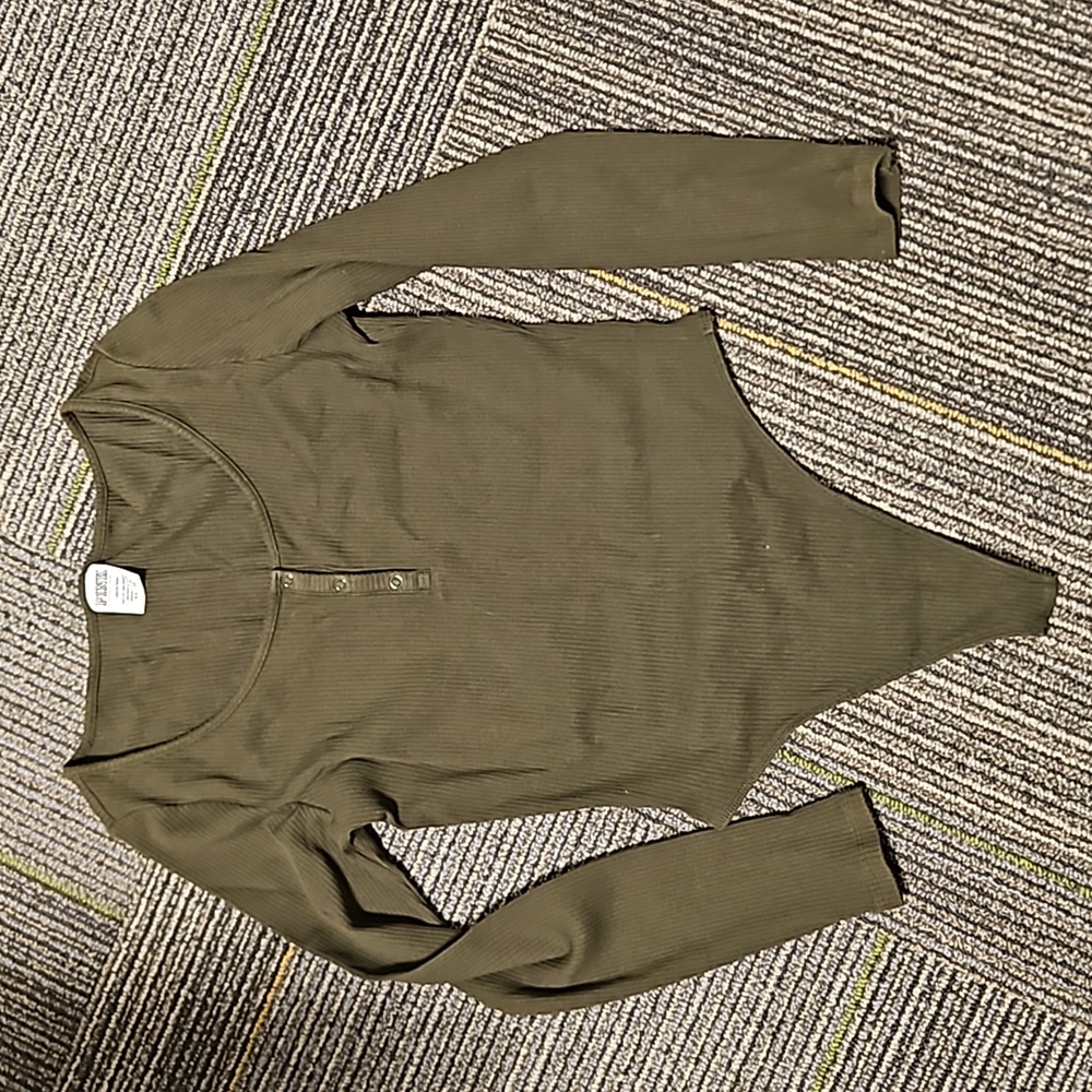 Ribbed Bodysuit VS L